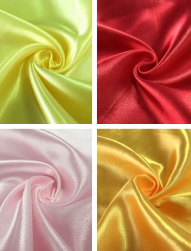 100% POLYESTER SATIN FABRIC